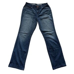 DKNY Soho Boot Cut Jeans Womens 10L Medium Wash Blue Denim KCMUJ284 Vintage‎